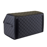 ECO M Trunk Organizer 30×30×50 cm – black diamond pattern
