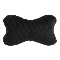 Alcantara Car Headrest Pillow 27×16 cm black