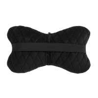 Alcantara Car Headrest Pillow 27×16 cm black